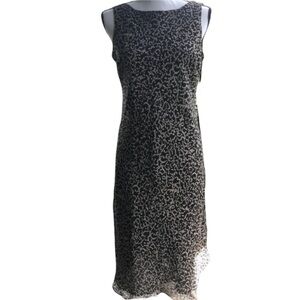 Ann Taylor Factory Silk Print Shift Dress Size 10 Petite